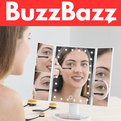 Miroir Grossissant avec LED 4-in-1 Ledflect BUZZBAZZ